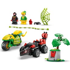 LEGO SPIN AND ELECTRO DINOSAUR VEHICLE CHASE
