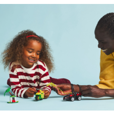 LEGO SPIN AND ELECTRO DINOSAUR VEHICLE CHASE