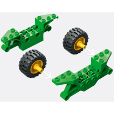 LEGO SPIN AND ELECTRO DINOSAUR VEHICLE CHASE