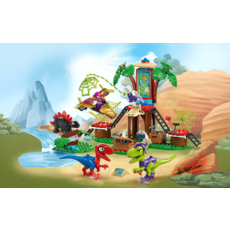 LEGO SPIDEY AND GOBBY'S RAPTOR BATTLE AT TREE HOUSE HQ