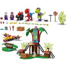 LEGO SPIDEY AND GOBBY'S RAPTOR BATTLE AT TREE HOUSE HQ