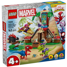 LEGO SPIDEY AND GOBBY'S RAPTOR BATTLE AT TREE HOUSE HQ