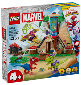LEGO SPIDEY AND GOBBY'S RAPTOR BATTLE AT TREE HOUSE HQ