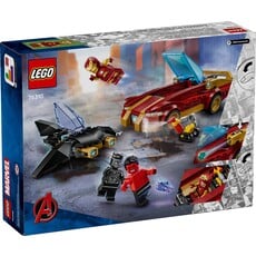 LEGO IRON MAN CAR & BLACK PANTHER VS. RED HULK
