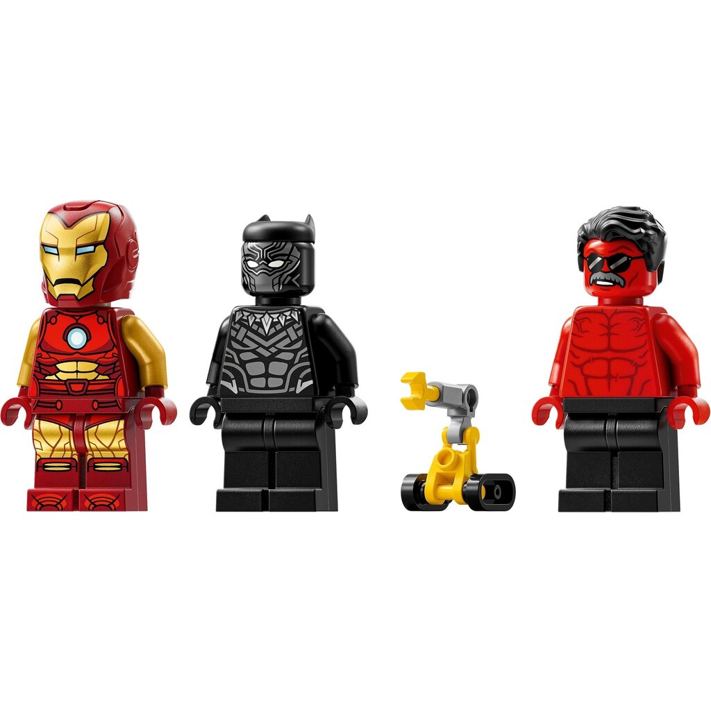LEGO IRON MAN CAR & BLACK PANTHER VS. RED HULK