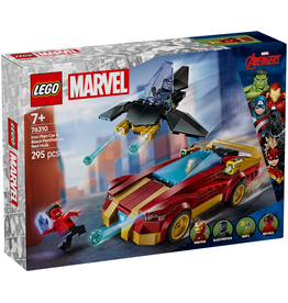 LEGO IRON MAN CAR & BLACK PANTHER VS. RED HULK