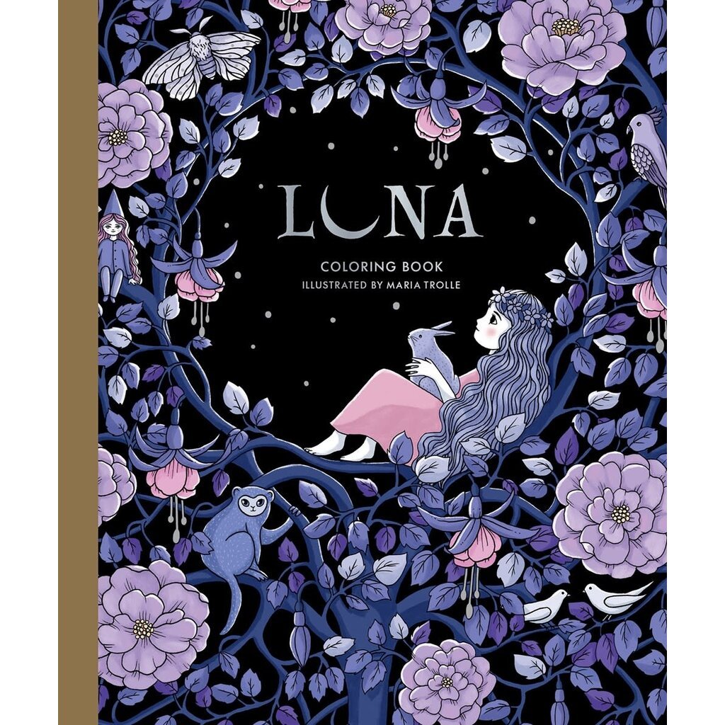 GIBBS SMITH LUNA COLORING BOOK HB TROLLE