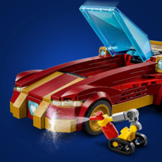 LEGO IRON MAN CAR & BLACK PANTHER VS. RED HULK