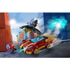 LEGO IRON MAN CAR & BLACK PANTHER VS. RED HULK