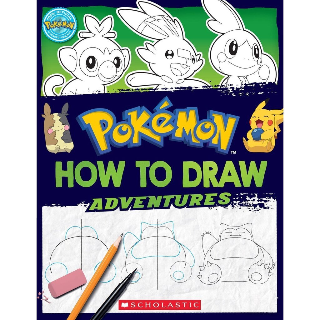 SCHOLASTIC HOW TO DRAW ADVENTURES POKEMON