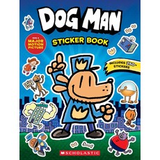 SCHOLASTIC DOG MAN OFFICIAL STICKER BOOK