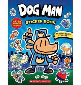 SCHOLASTIC DOG MAN OFFICIAL STICKER BOOK