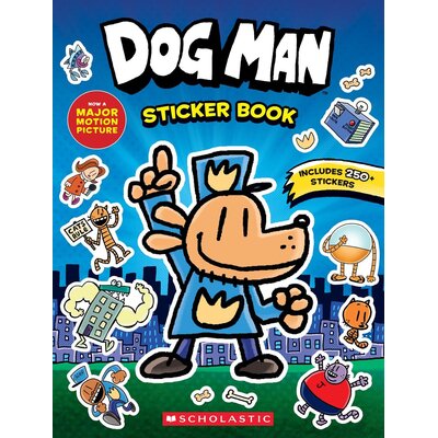 SCHOLASTIC DOG MAN OFFICIAL STICKER BOOK