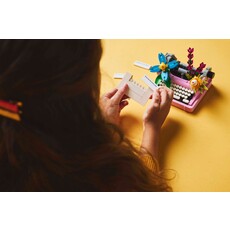 LEGO TYPEWRITER WITH FLOWERS