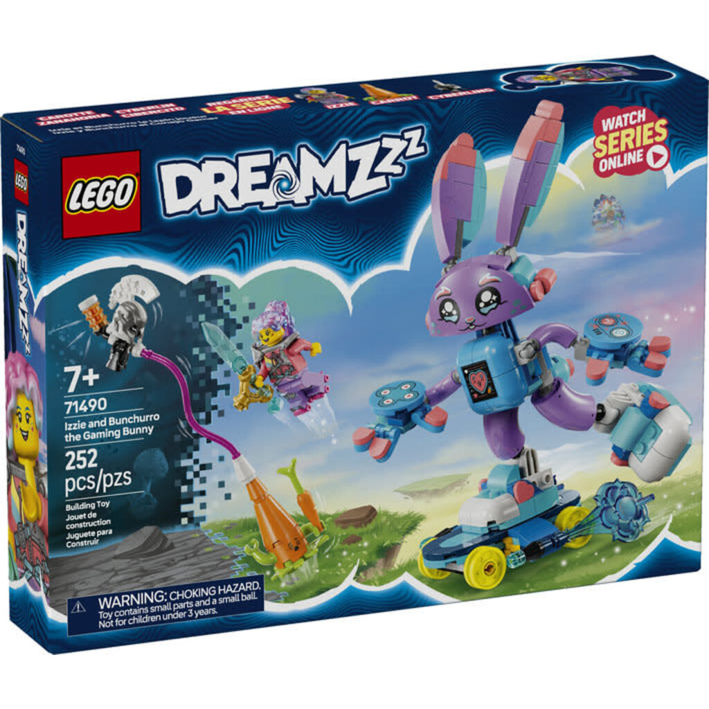 LEGO IZZIE AND BUNCHURRO THE GAMING BUNNY