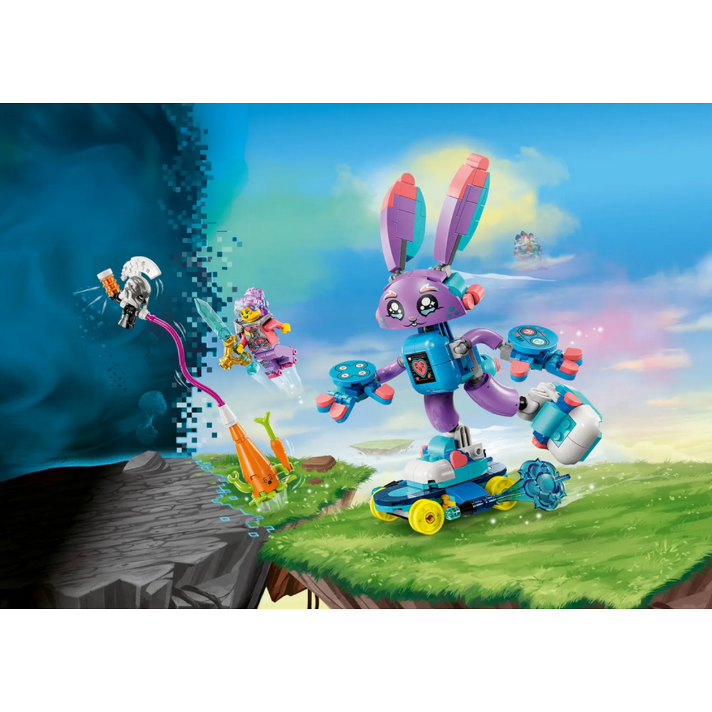 LEGO IZZIE AND BUNCHURRO THE GAMING BUNNY