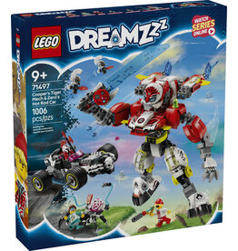 LEGO COOPER'S TIGER MECH & ZERO'S HOT ROD CAR