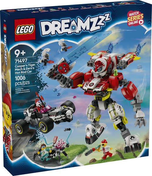 COOPER'S TIGER MECH & ZERO'S HOT ROD CAR