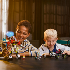 LEGO COOPER'S TIGER MECH & ZERO'S HOT ROD CAR