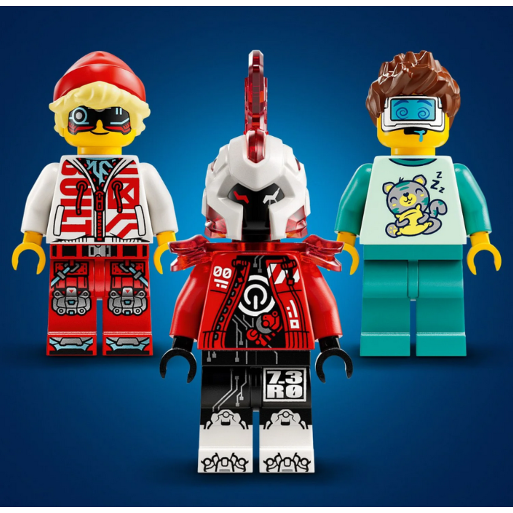 LEGO COOPER'S TIGER MECH & ZERO'S HOT ROD CAR
