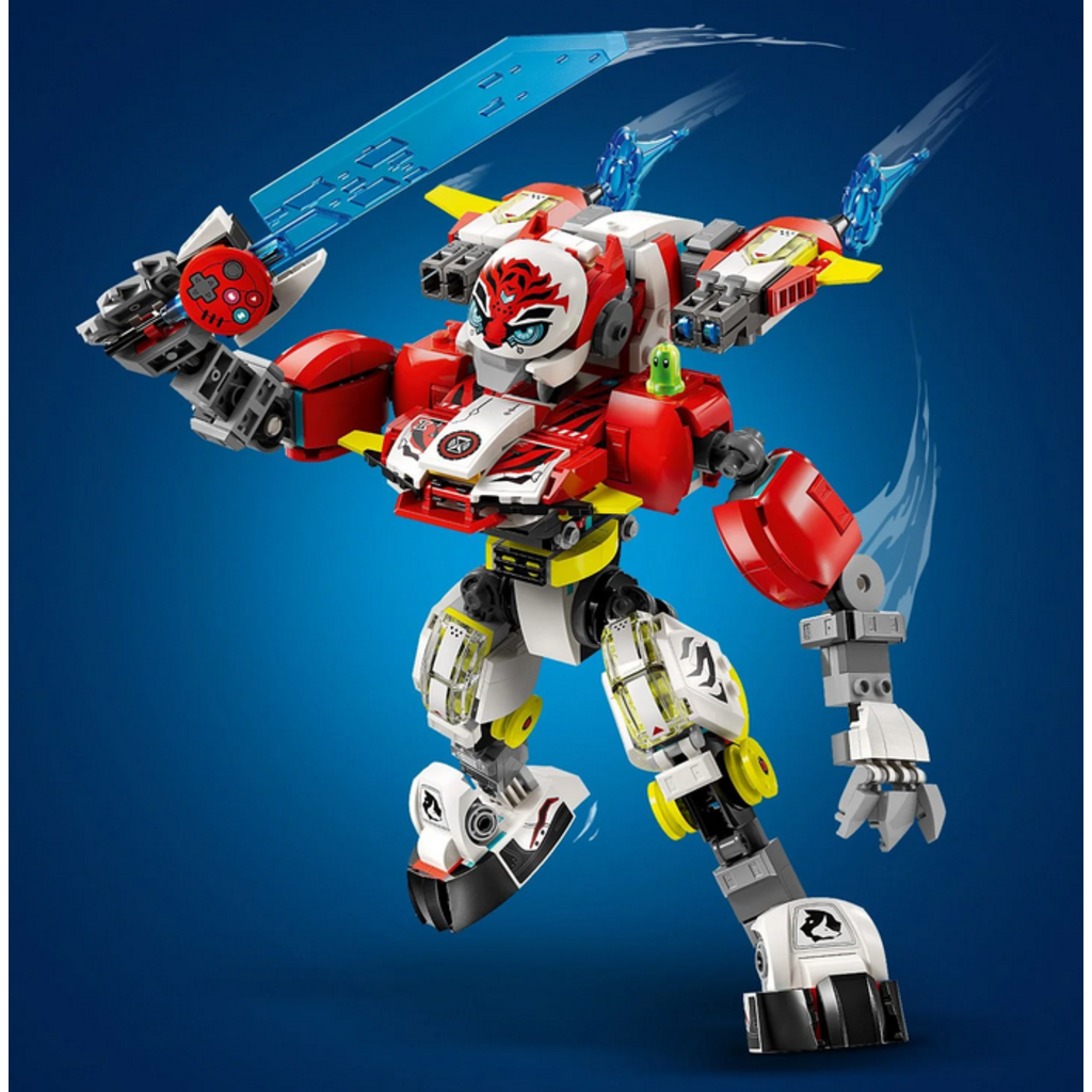 LEGO COOPER'S TIGER MECH & ZERO'S HOT ROD CAR