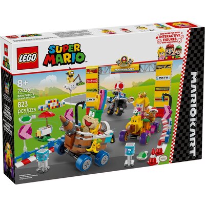 LEGO MARIO KART - BABY PEACH & GRAND PRIX SET