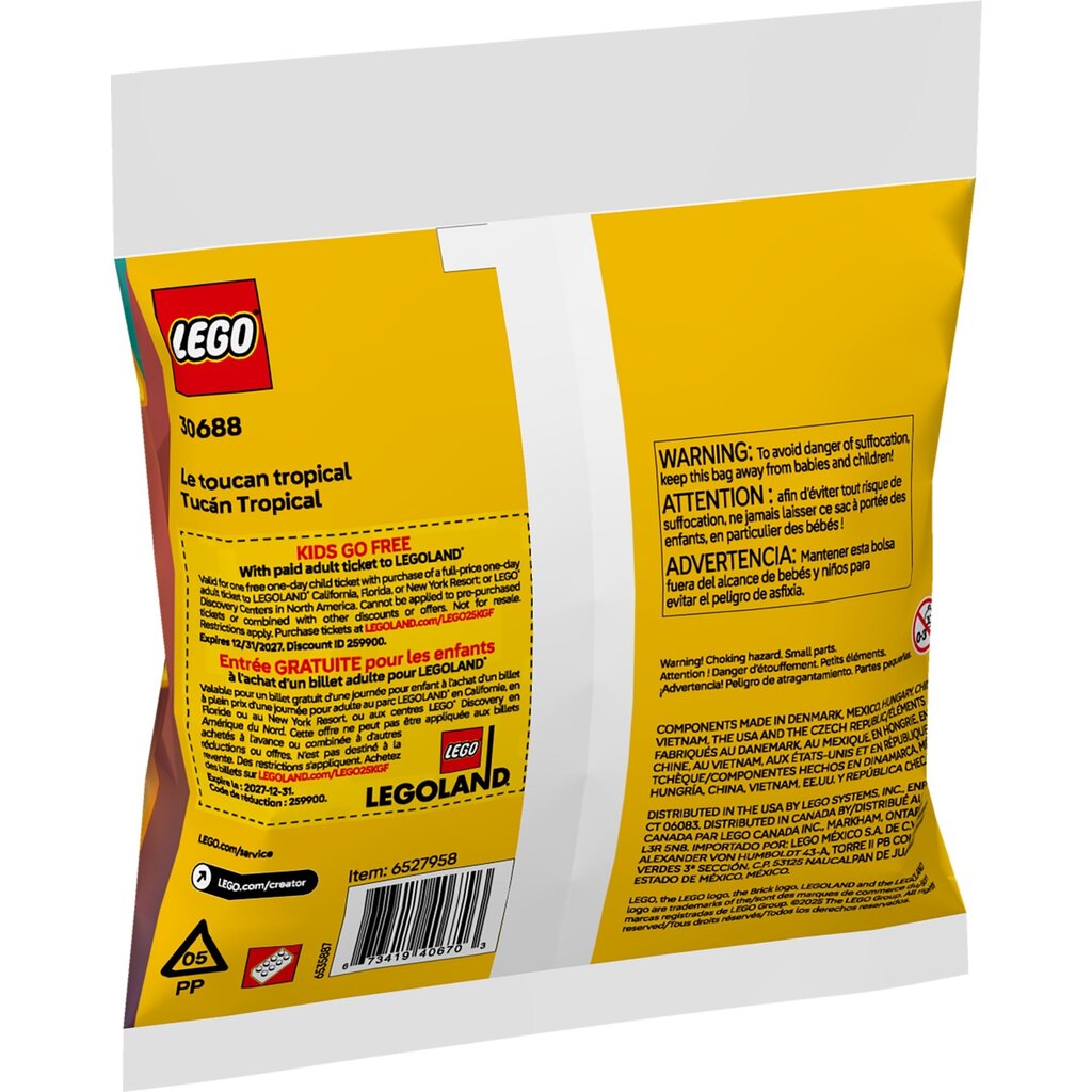 LEGO TROPICAL TOUCAN