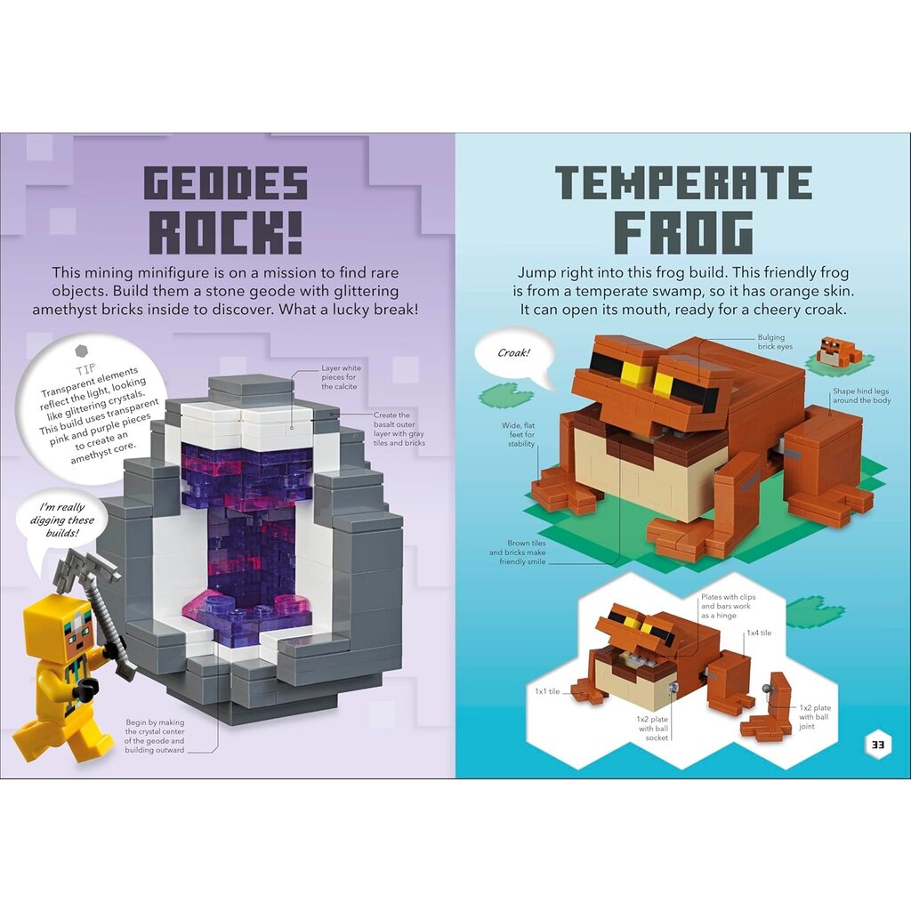 DK CHILDREN LEGO MINECRAFT IDEAS HB DK