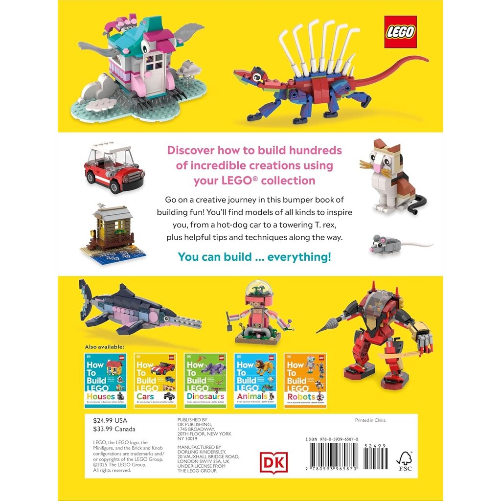 DK CHILDREN LEGO HOW TO BUILD EVERYTHING HB DK