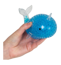 THE TOY NETWORK LIGHT UP SQUEEZY BEAD NARWHAL