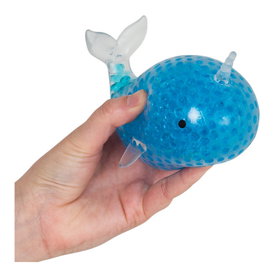 THE TOY NETWORK LIGHT UP SQUEEZY BEAD NARWHAL