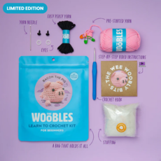WOOBLES BACON PIG BEGINNER CROCHET KIT**