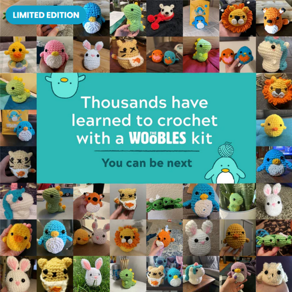 WOOBLES BJORN NARWHAL CROCHET KIT