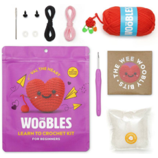 WOOBLES VAL HEART BEGINNER CROCHET KIT