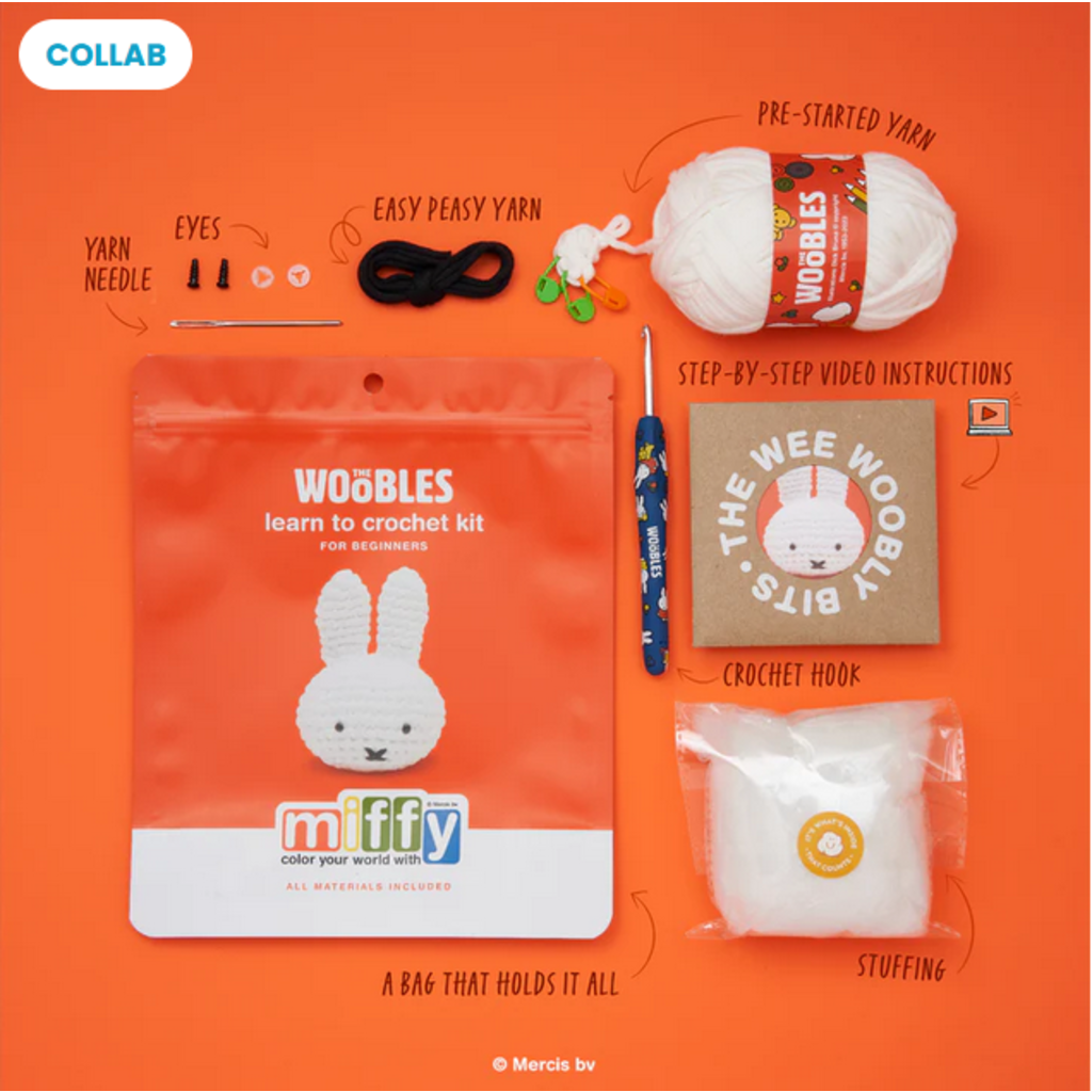 WOOBLES MIFFY BEGINNER CROCHET KIT
