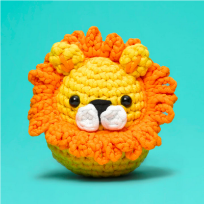 WOOBLES SEBASTIAN LION BEGINNER CROCHET KIT