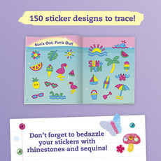 KLUTZ KLUTZ PAINT & PEEL JELLY STICKERS: GLITTER GOALS!