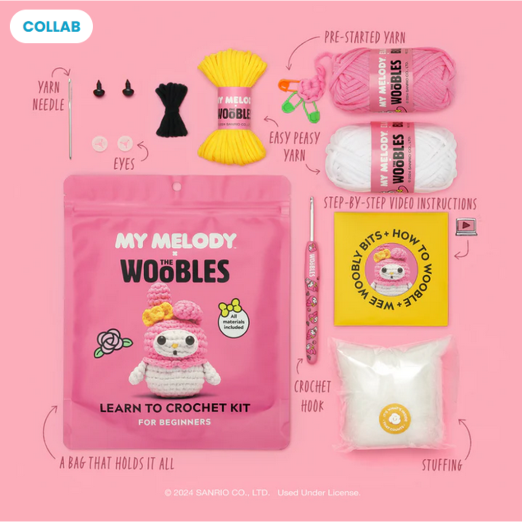 WOOBLES MY MELODY BEGINNER CROCHET KIT