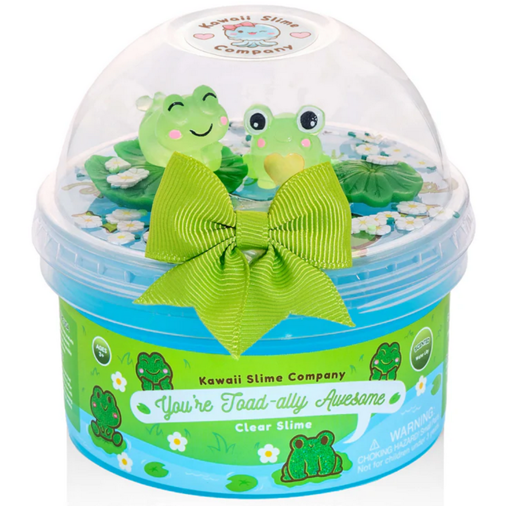 KAWAII SLIME COMPANY YOU'RE TOAD-ALLY AWESOME CLEAR SLIME