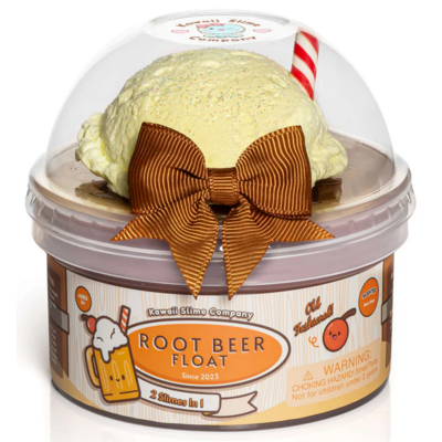 KAWAII SLIME COMPANY ROOT BEER FLOAT 2-IN-1 SLIME