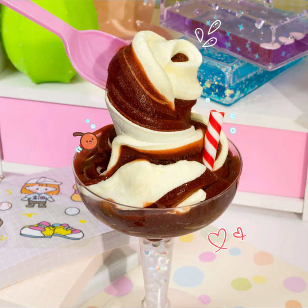 KAWAII SLIME COMPANY ROOT BEER FLOAT 2-IN-1 SLIME