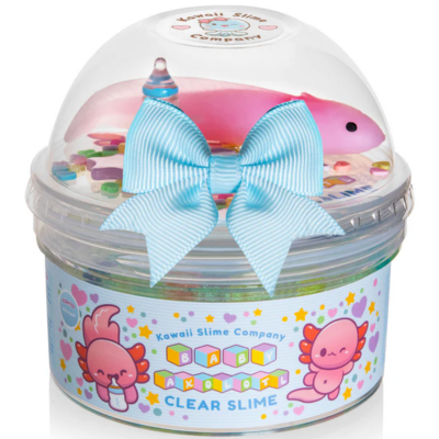 KAWAII SLIME COMPANY BABY AXOLOTL CLEAR SLIME