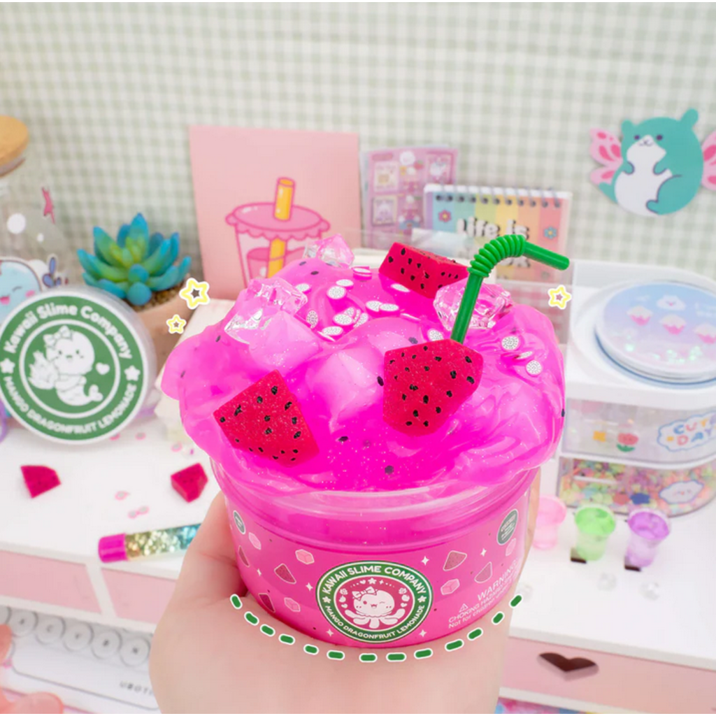KAWAII SLIME COMPANY MANGO DRAGONFRUIT LEMONADE REFRESHER SLIME
