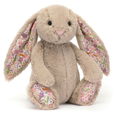 JELLY CAT BLOSSOM BASHFUL BUNNY ORIGINAL BEIGE - PETAL