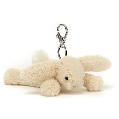 JELLY CAT SMUDGE RABBIT BAG CHARM