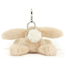 JELLY CAT SMUDGE RABBIT BAG CHARM
