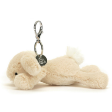 JELLY CAT SMUDGE RABBIT BAG CHARM