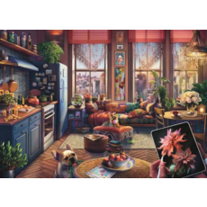 RAVENSBURGER USA COZY BOHO STUDIO 500 PC PUZZLE*