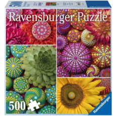 RAVENSBURGER USA MANDALA BLOOMS 500 PC PUZZLE*
