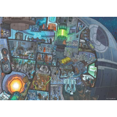 RAVENSBURGER USA WHERE'S WOOKIEE 1000 PC PUZZLE
